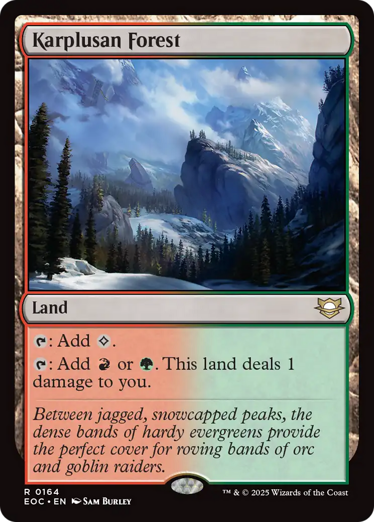 Karplusan Forest [Edge of Eternities Commander] | Gear Gaming Fayetteville