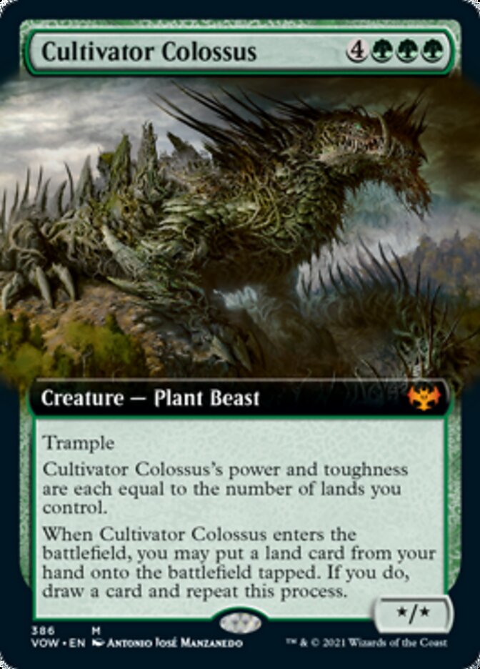 Cultivator Colossus (Extended Art) [Innistrad: Crimson Vow] | Gear Gaming Fayetteville