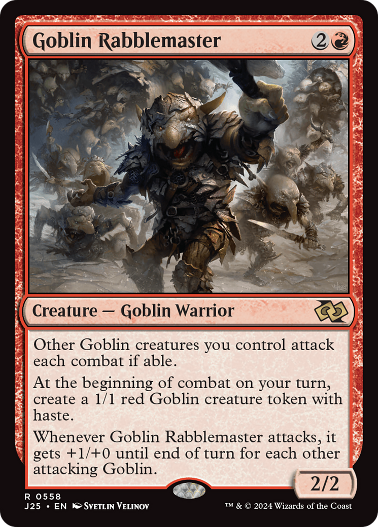 Goblin Rabblemaster [Foundations Jumpstart] | Gear Gaming Fayetteville