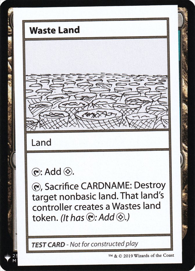 Waste Land [Mystery Booster Playtest Cards] | Gear Gaming Fayetteville