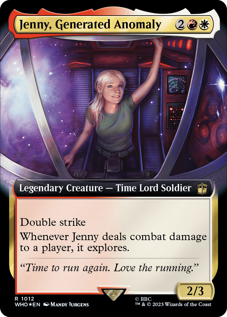 Jenny, Generated Anomaly (Extended Art) (Surge Foil) [Doctor Who] | Gear Gaming Fayetteville