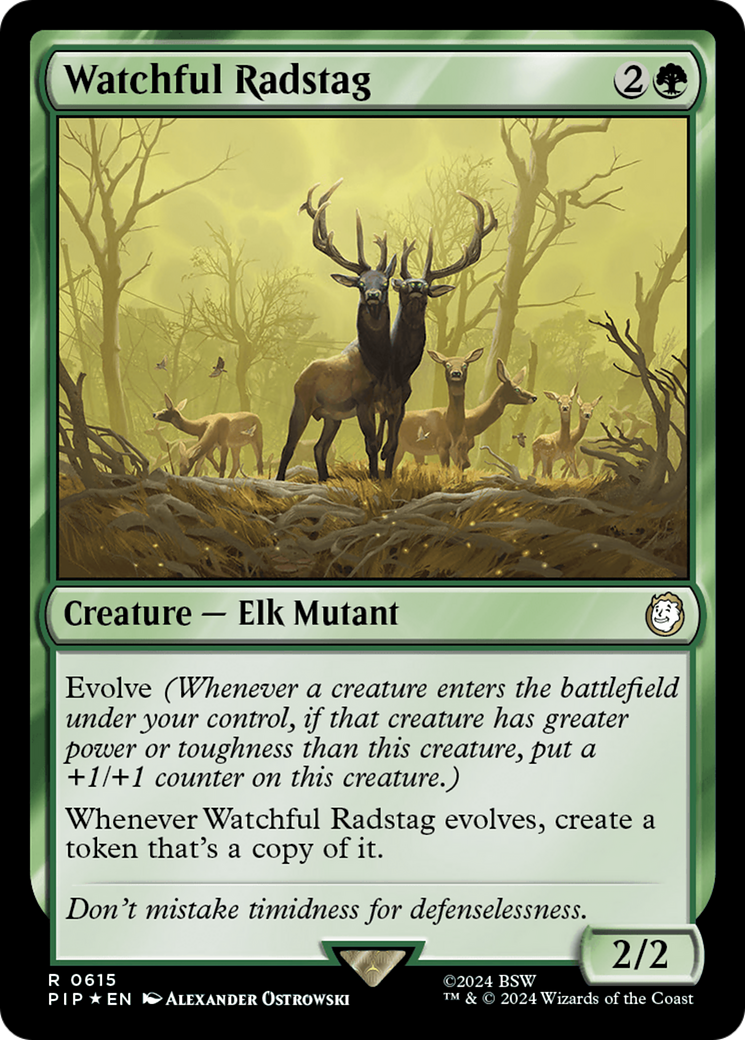 Watchful Radstag (Surge Foil) [Fallout] | Gear Gaming Fayetteville