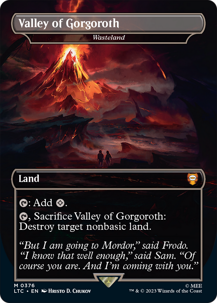 Valley of Gorgoroth - Wasteland [The Lord of the Rings: Tales of Middle-Earth Commander] | Gear Gaming Fayetteville