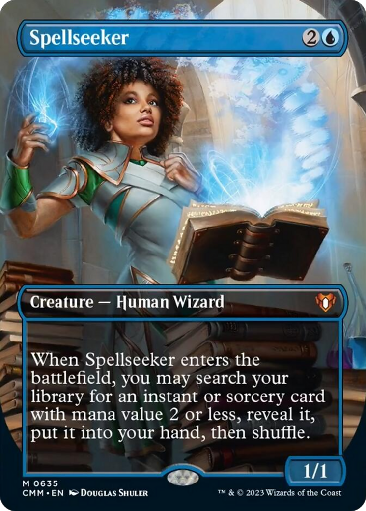 Spellseeker (Borderless Alternate Art) [Commander Masters] | Gear Gaming Fayetteville