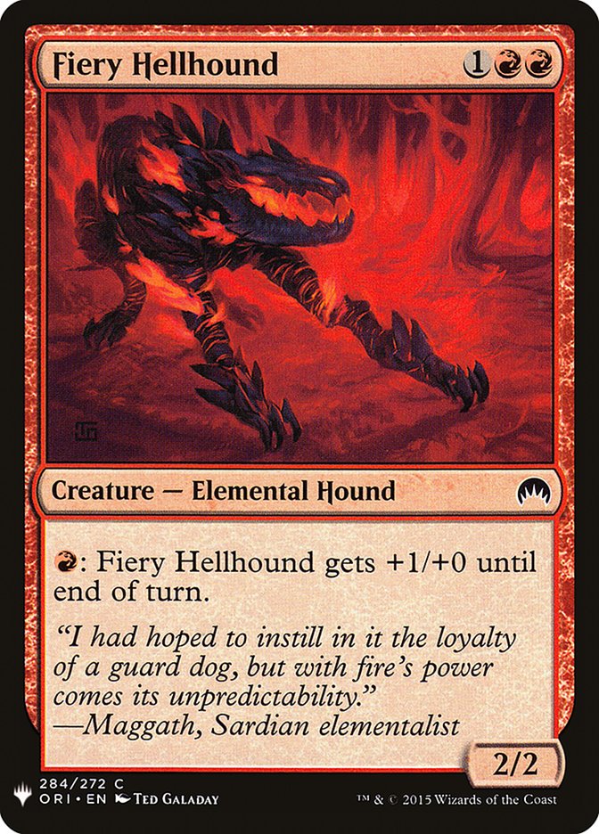 Fiery Hellhound [Mystery Booster] | Gear Gaming Fayetteville