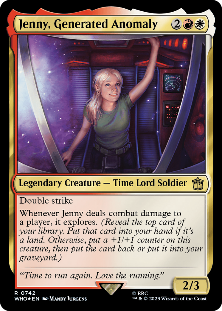 Jenny, Generated Anomaly (Surge Foil) [Doctor Who] | Gear Gaming Fayetteville