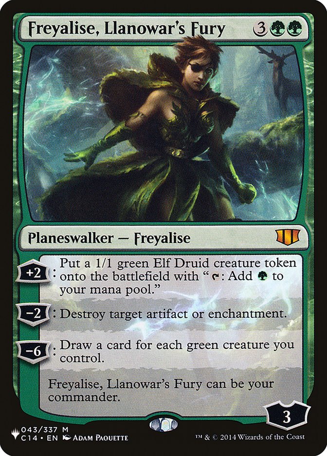 Freyalise, Llanowar's Fury [The List] | Gear Gaming Fayetteville