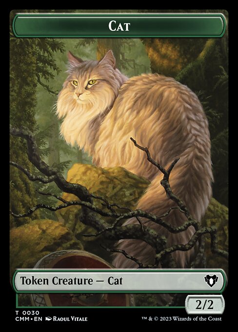 Eldrazi // Cat (0030) Double-Sided Token [Commander Masters Tokens] | Gear Gaming Fayetteville