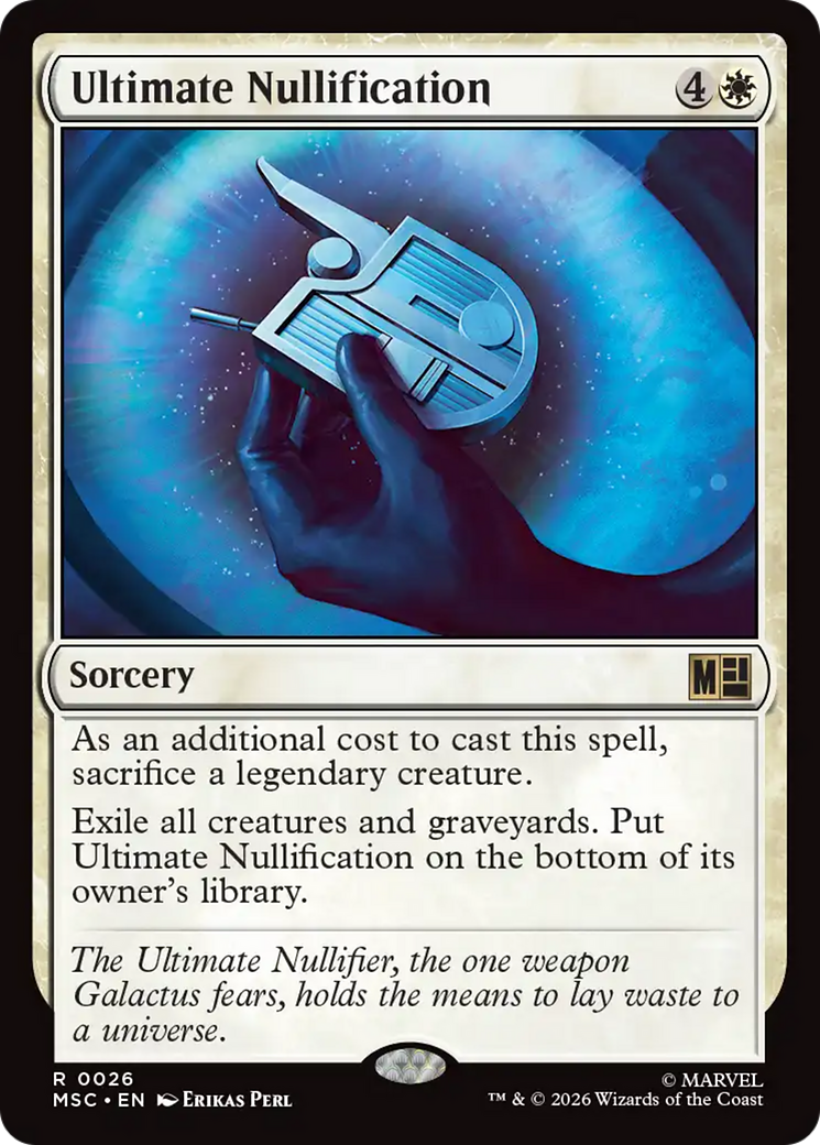 Ultimate Nullification (Surge Foil) [Marvel Super Heroes Commander] | Gear Gaming Fayetteville