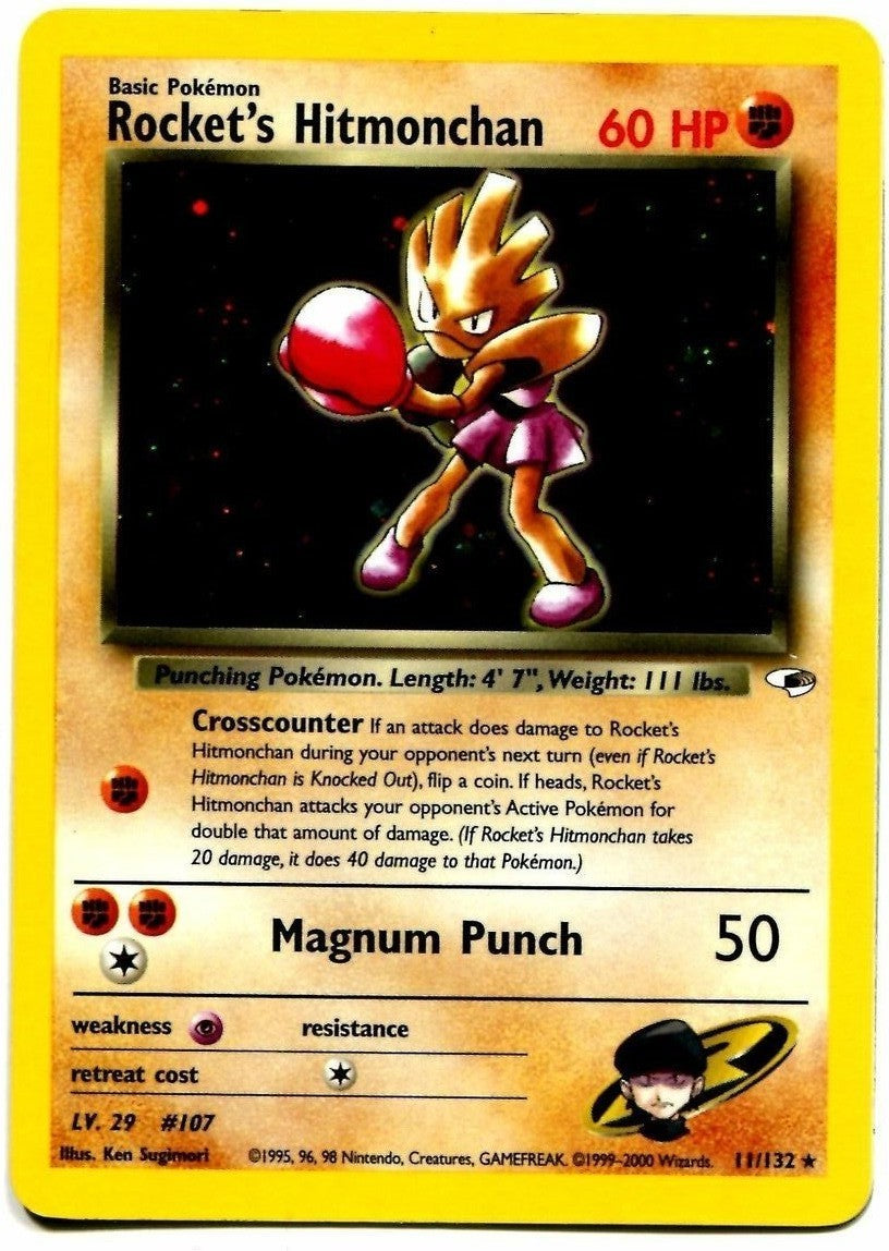 Rocket's Hitmonchan (11/132) [Gym Heroes Unlimited] | Gear Gaming Fayetteville