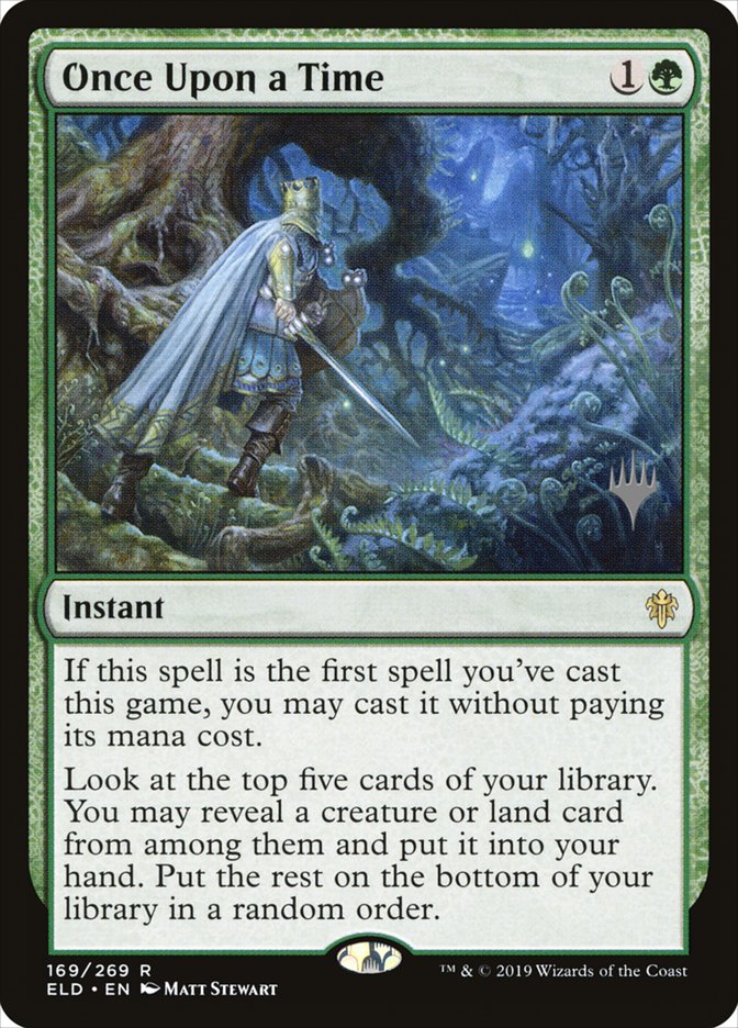 Once Upon a Time (Promo Pack) [Throne of Eldraine Promos] | Gear Gaming Fayetteville