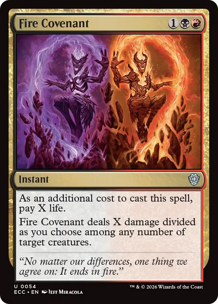 Fire Covenant [Lorwyn Eclipsed Commander] | Gear Gaming Fayetteville