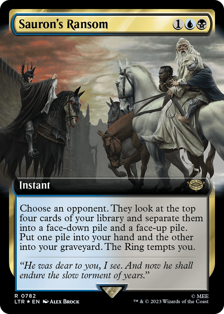 Sauron's Ransom (Extended Art) (Surge Foil) [The Lord of the Rings: Tales of Middle-Earth] | Gear Gaming Fayetteville