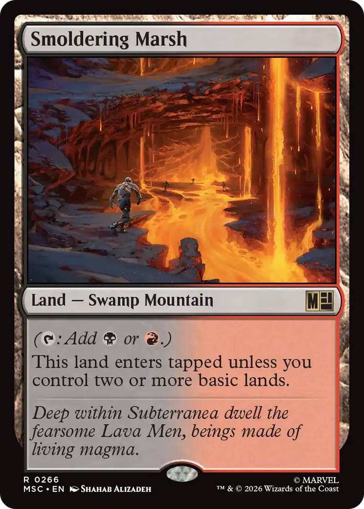 Smoldering Marsh [Marvel Super Heroes Commander] | Gear Gaming Fayetteville