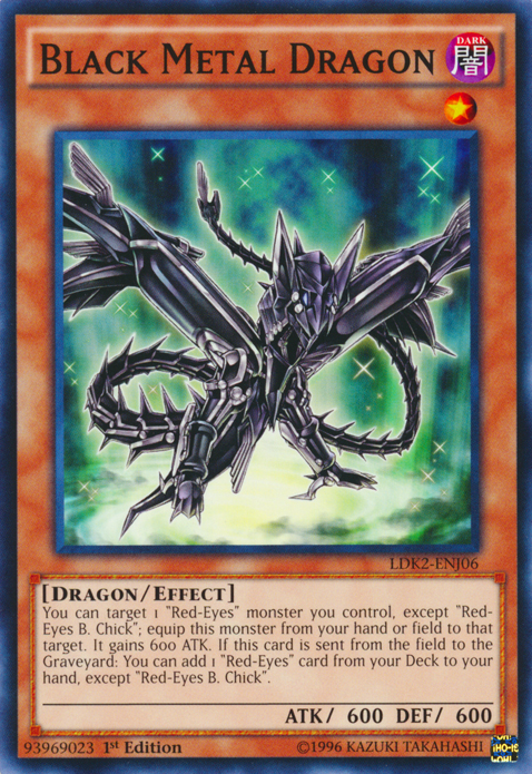 Black Metal Dragon [LDK2-ENJ06] Common | Gear Gaming Fayetteville