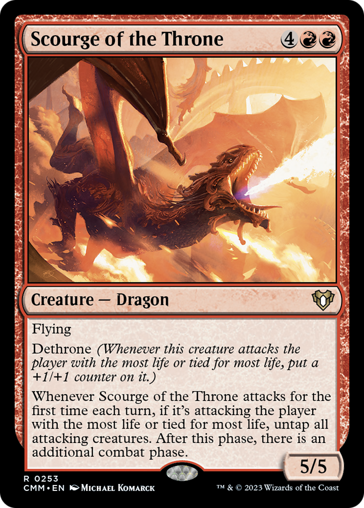 Scourge of the Throne [Commander Masters] | Gear Gaming Fayetteville