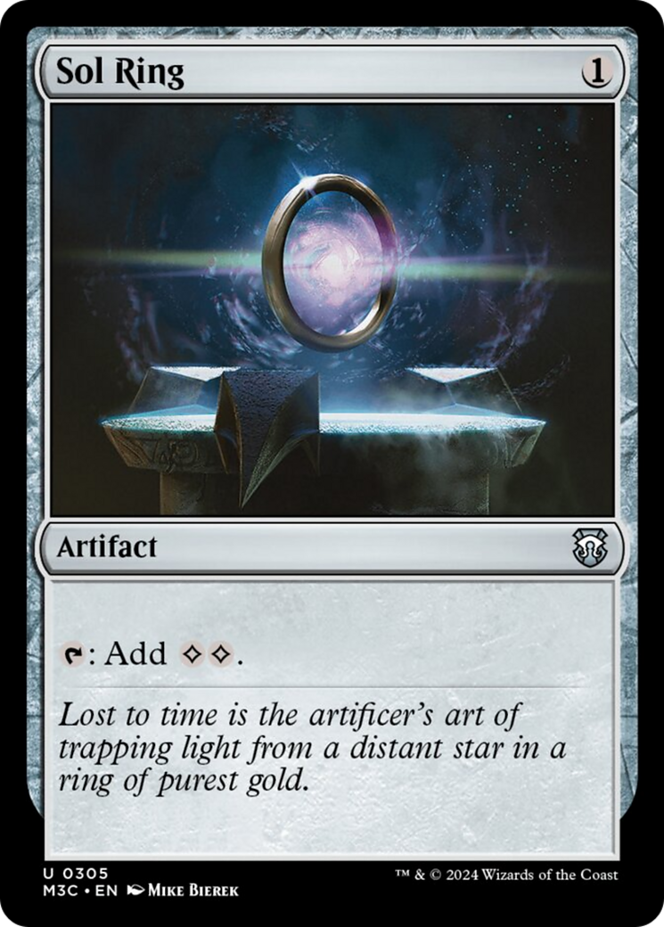 Sol Ring (Ripple Foil) [Modern Horizons 3 Commander] | Gear Gaming Fayetteville