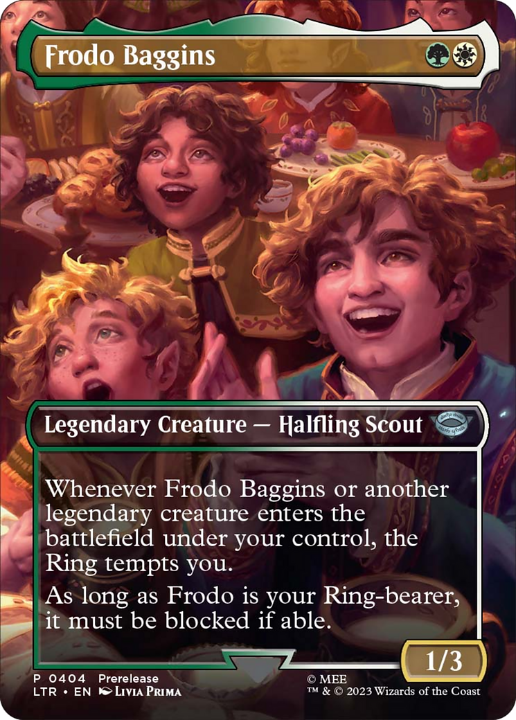 Frodo Baggins (Borderless Alternate Art) [The Lord of the Rings: Tales of Middle-Earth] | Gear Gaming Fayetteville