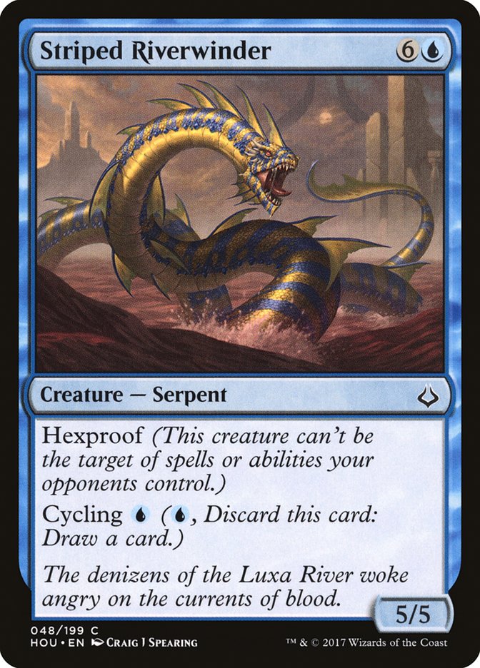 Striped Riverwinder [Hour of Devastation] | Gear Gaming Fayetteville