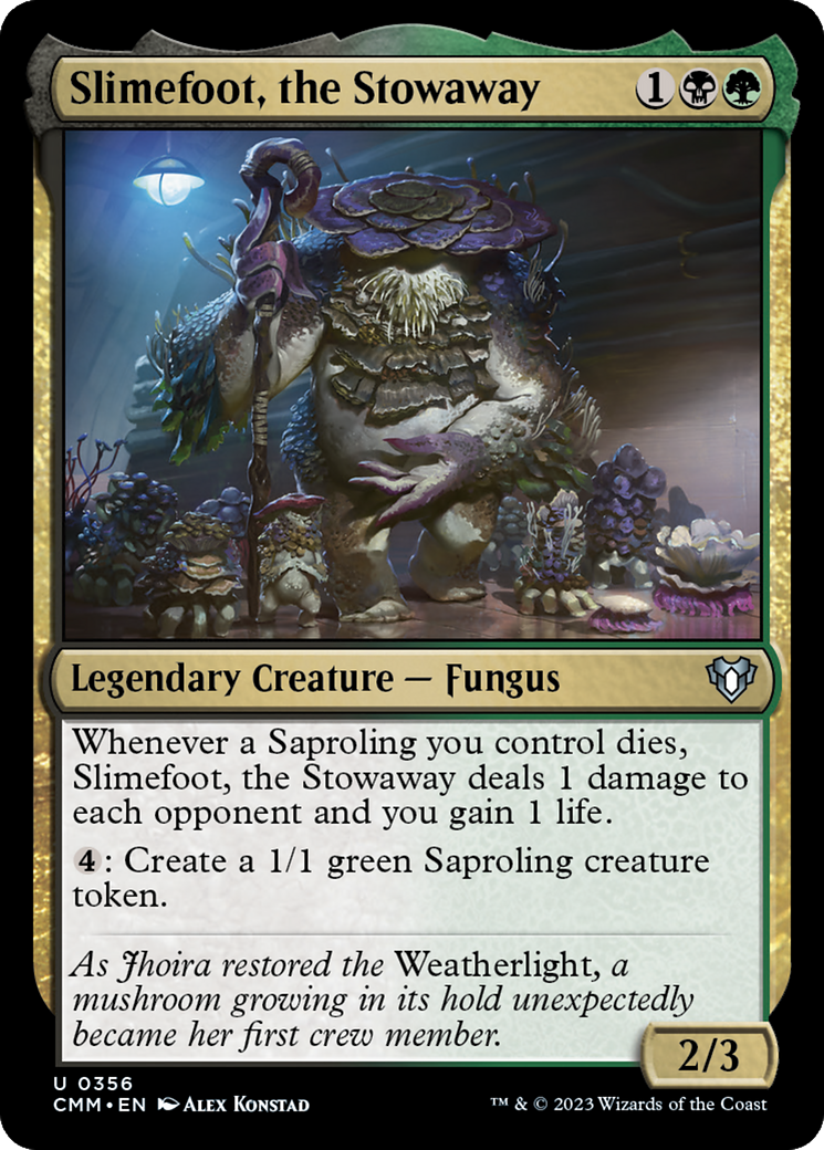 Slimefoot, the Stowaway [Commander Masters] | Gear Gaming Fayetteville