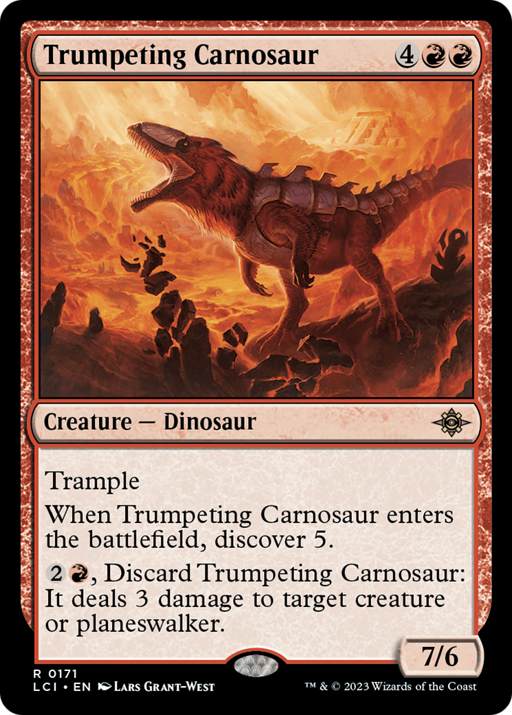 Trumpeting Carnosaur [The Lost Caverns of Ixalan] | Gear Gaming Fayetteville