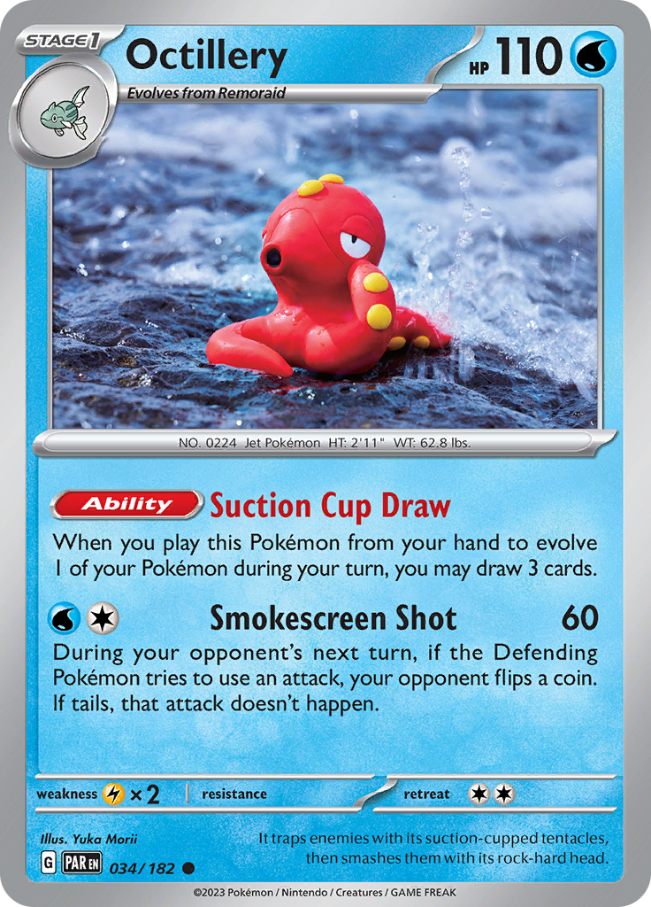 Octillery (034/182) [Scarlet & Violet: Paradox Rift] | Gear Gaming Fayetteville