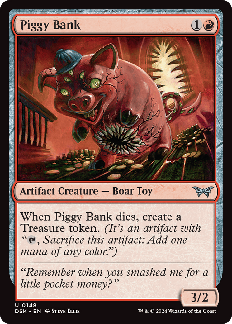 Piggy Bank [Duskmourn: House of Horror] | Gear Gaming Fayetteville