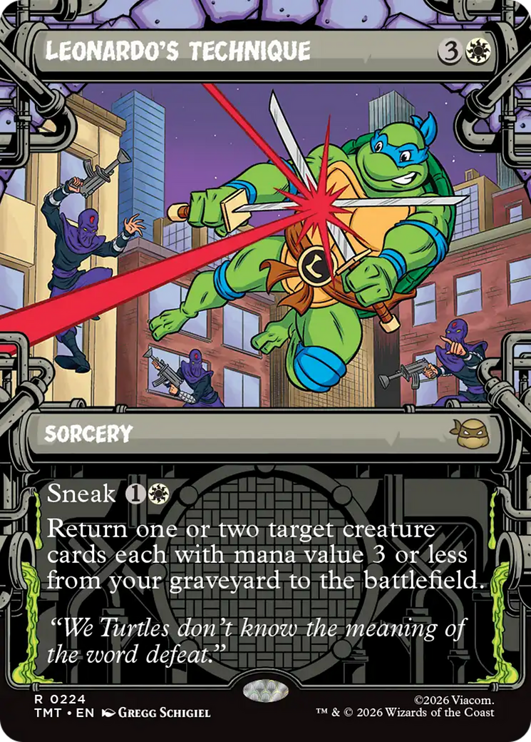 Leonardo's Technique (Showcase) [Teenage Mutant Ninja Turtles] | Gear Gaming Fayetteville