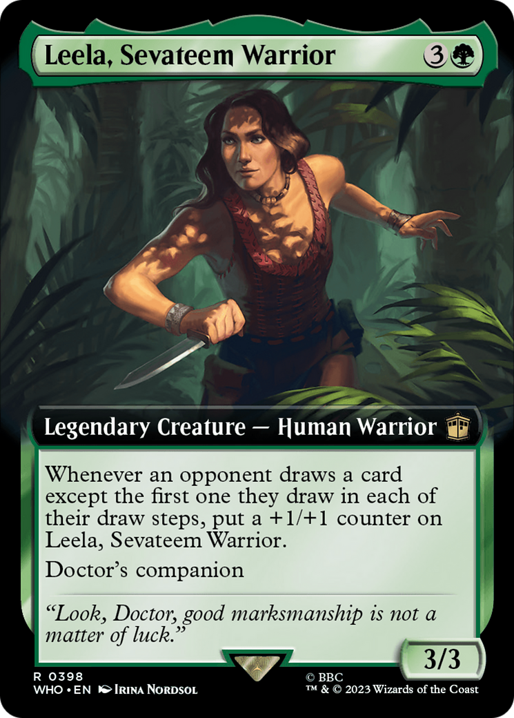 Leela, Sevateem Warrior (Extended Art) [Doctor Who] | Gear Gaming Fayetteville