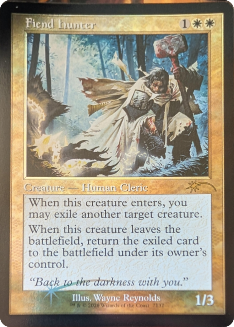 Fiend Hunter (Retro Frame) [Secret Lair Drop Series] | Gear Gaming Fayetteville