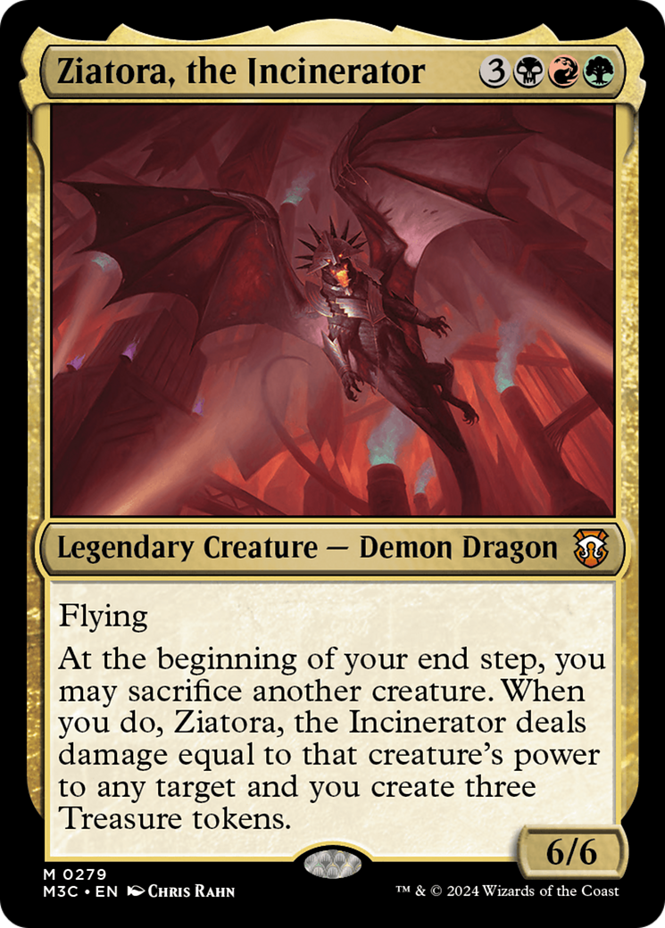 Ziatora, the Incinerator (Ripple Foil) [Modern Horizons 3 Commander] | Gear Gaming Fayetteville