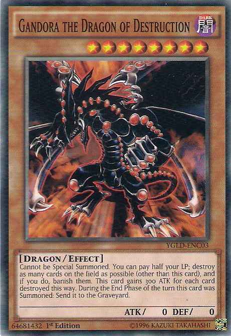 Gandora the Dragon of Destruction [YGLD-ENC03] Common | Gear Gaming Fayetteville