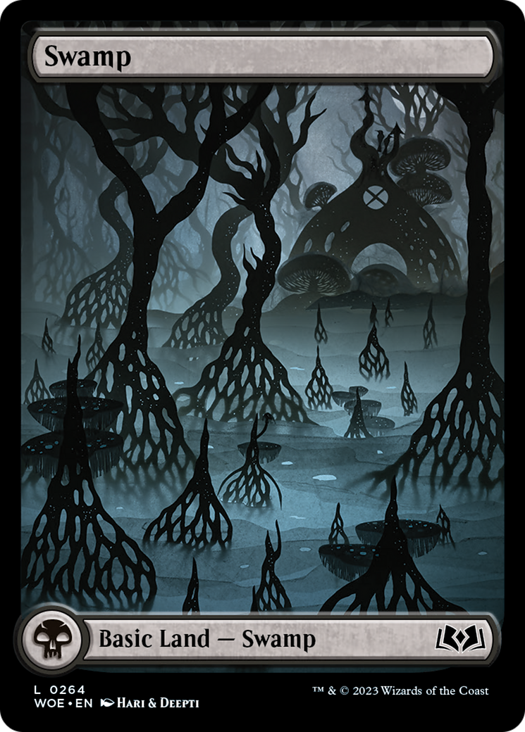 Swamp (264) (Full-Art) [Wilds of Eldraine] | Gear Gaming Fayetteville