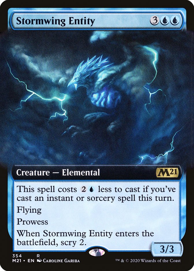 Stormwing Entity (Extended Art) [Core Set 2021] | Gear Gaming Fayetteville