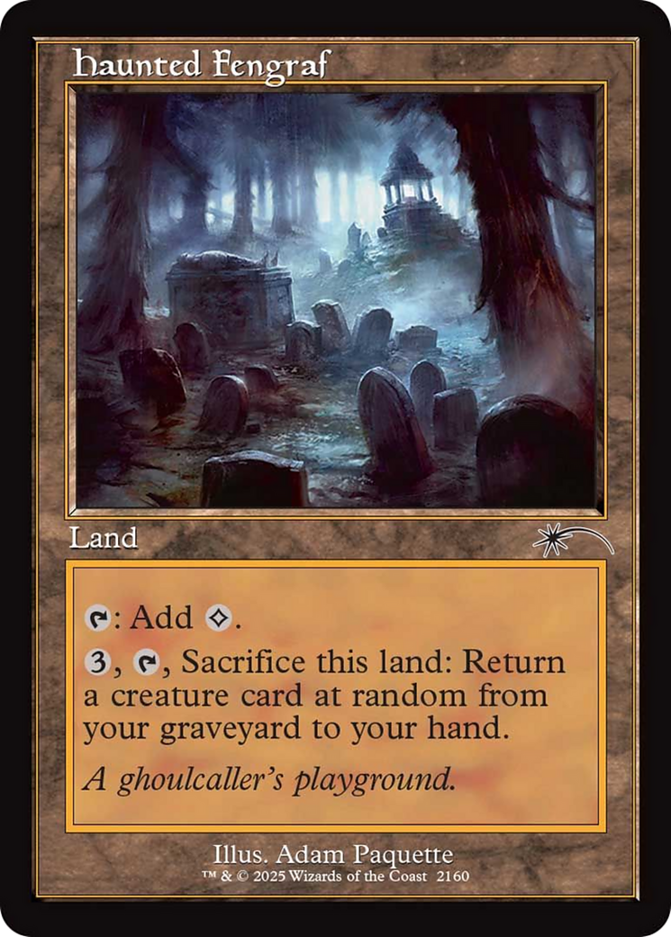 Haunted Fengraf (Retro Frame) [Secret Lair Drop Series] | Gear Gaming Fayetteville