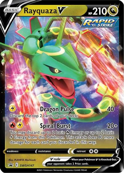 Rayquaza V (SWSH147) [Sword & Shield: Black Star Promos] | Gear Gaming Fayetteville