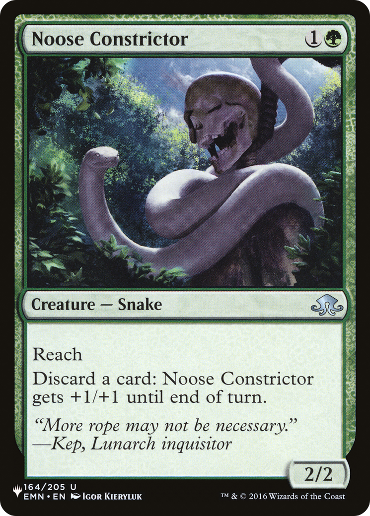 Noose Constrictor [The List] | Gear Gaming Fayetteville