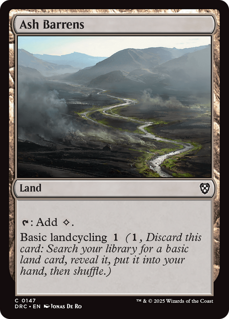 Ash Barrens [Aetherdrift Commander] | Gear Gaming Fayetteville