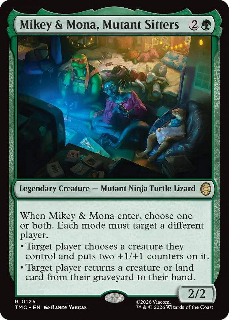Mikey & Mona, Mutant Sitters [Teenage Mutant Ninja Turtles Commander] | Gear Gaming Fayetteville