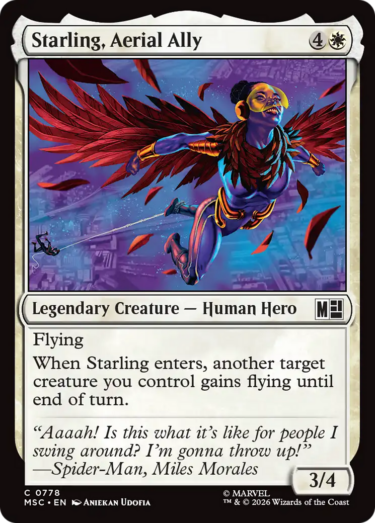 Starling, Aerial Ally [Marvel Super Heroes Commander] | Gear Gaming Fayetteville