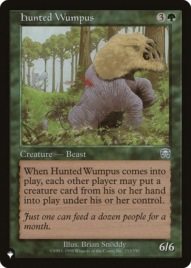 Hunted Wumpus [The List Reprints] | Gear Gaming Fayetteville