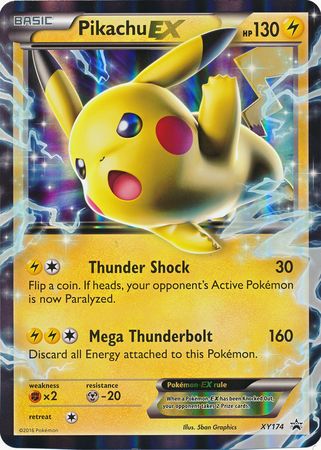 Pikachu EX (XY174) (Jumbo Card) [XY: Black Star Promos] | Gear Gaming Fayetteville