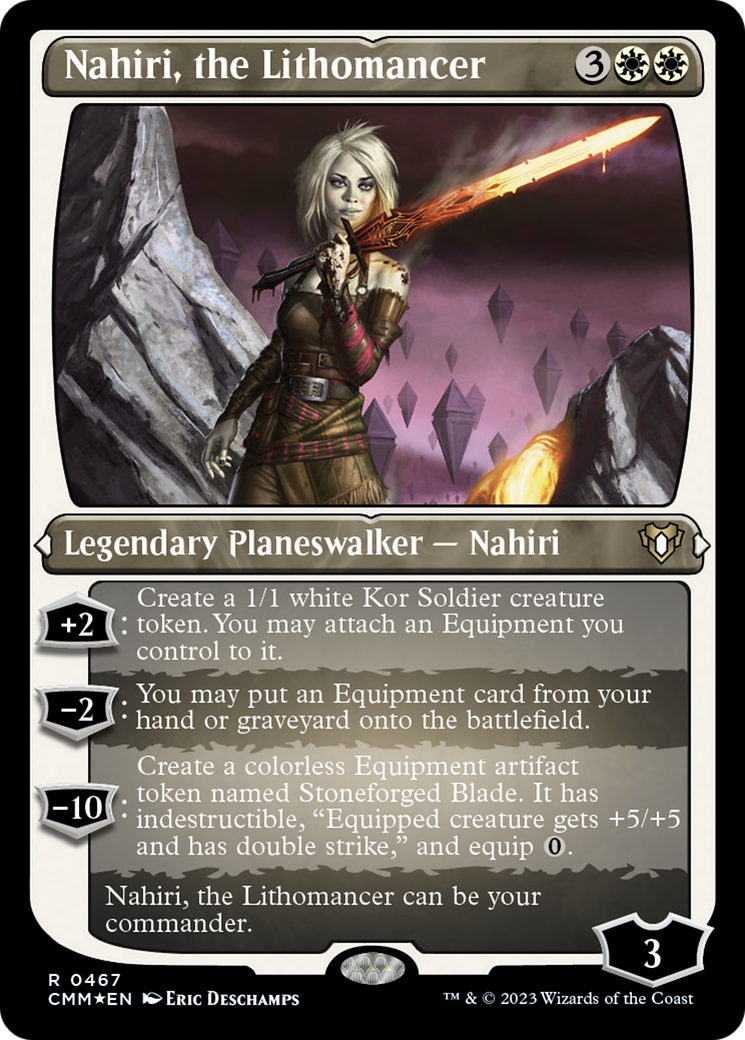 Nahiri, the Lithomancer (Foil Etched) [Commander Masters] | Gear Gaming Fayetteville