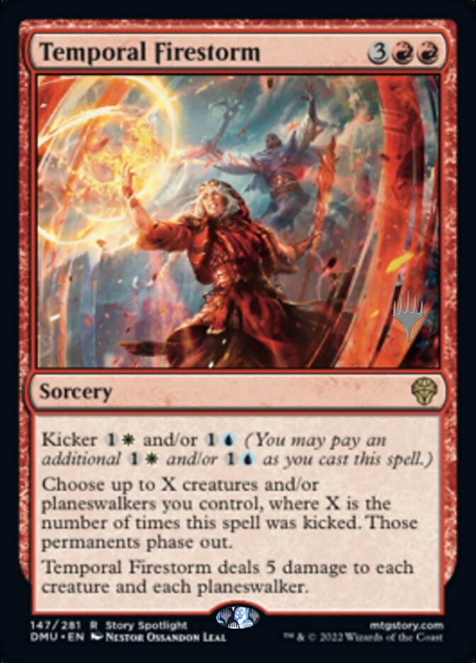 Temporal Firestorm (Promo Pack) [Dominaria United Promos] | Gear Gaming Fayetteville