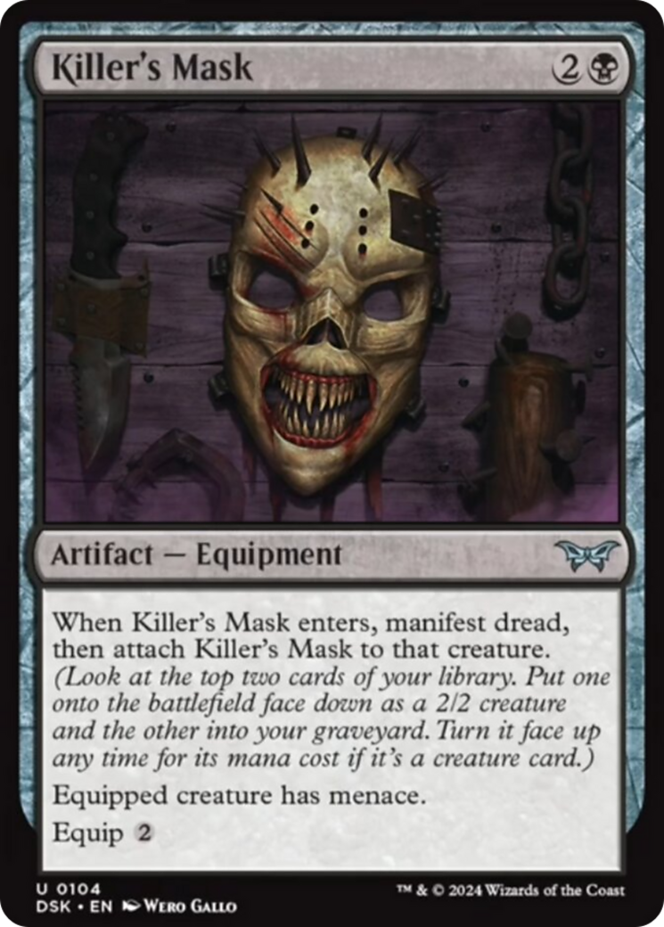 Killer's Mask [Duskmourn: House of Horror] | Gear Gaming Fayetteville