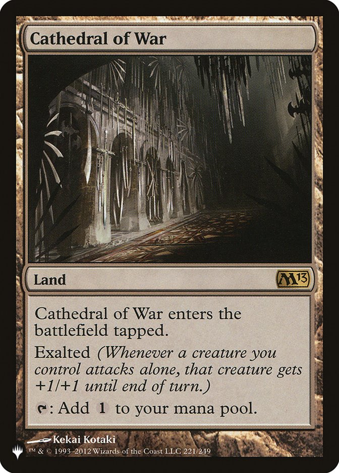 Cathedral of War [The List] | Gear Gaming Fayetteville