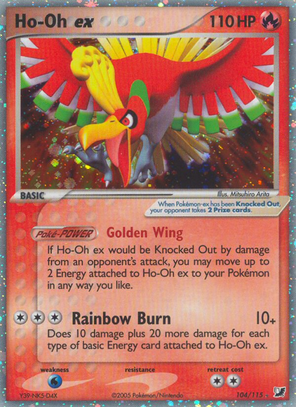 Ho-Oh ex (104/115) [EX: Unseen Forces] | Gear Gaming Fayetteville