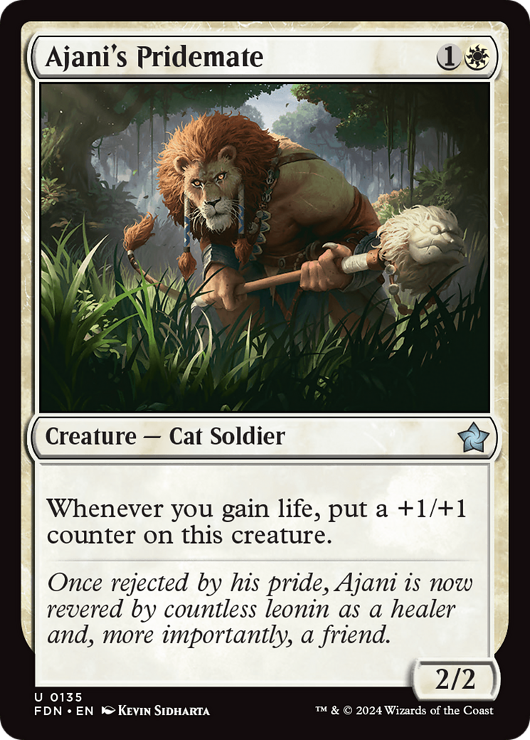 Ajani's Pridemate [Foundations] | Gear Gaming Fayetteville