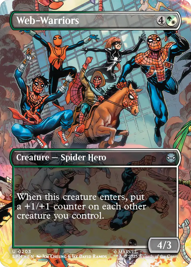 Web-Warriors (Borderless) [Marvel's Spider-Man] | Gear Gaming Fayetteville