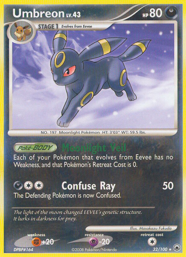 Umbreon (32/100) [Diamond & Pearl: Majestic Dawn] | Gear Gaming Fayetteville